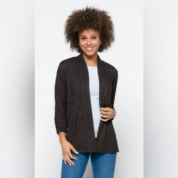 stitch fix x bobeau thora herringbone cardigan small NWT - Picture 1 of 4